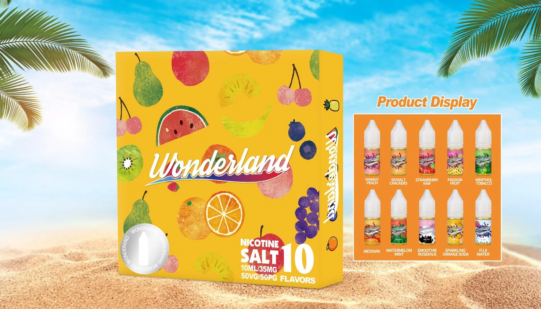 Wholesale Vape Juice Wonderland Nic Salt Eliquid Vape