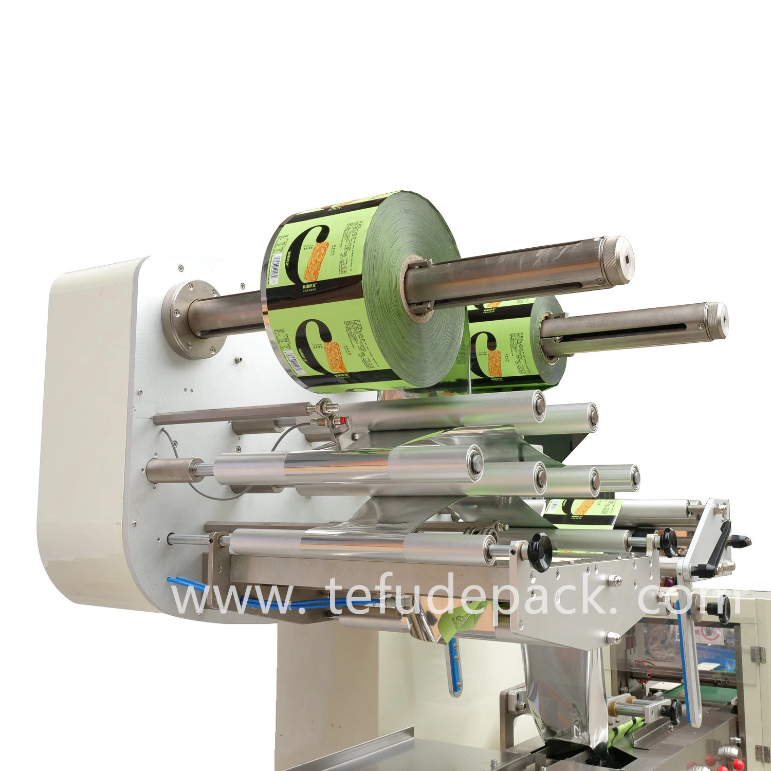 Fortune Cookie Packing Machine Bread Cake Flow Wrapper Wafer Biscuit Horizontal Packaging Machinery Producer