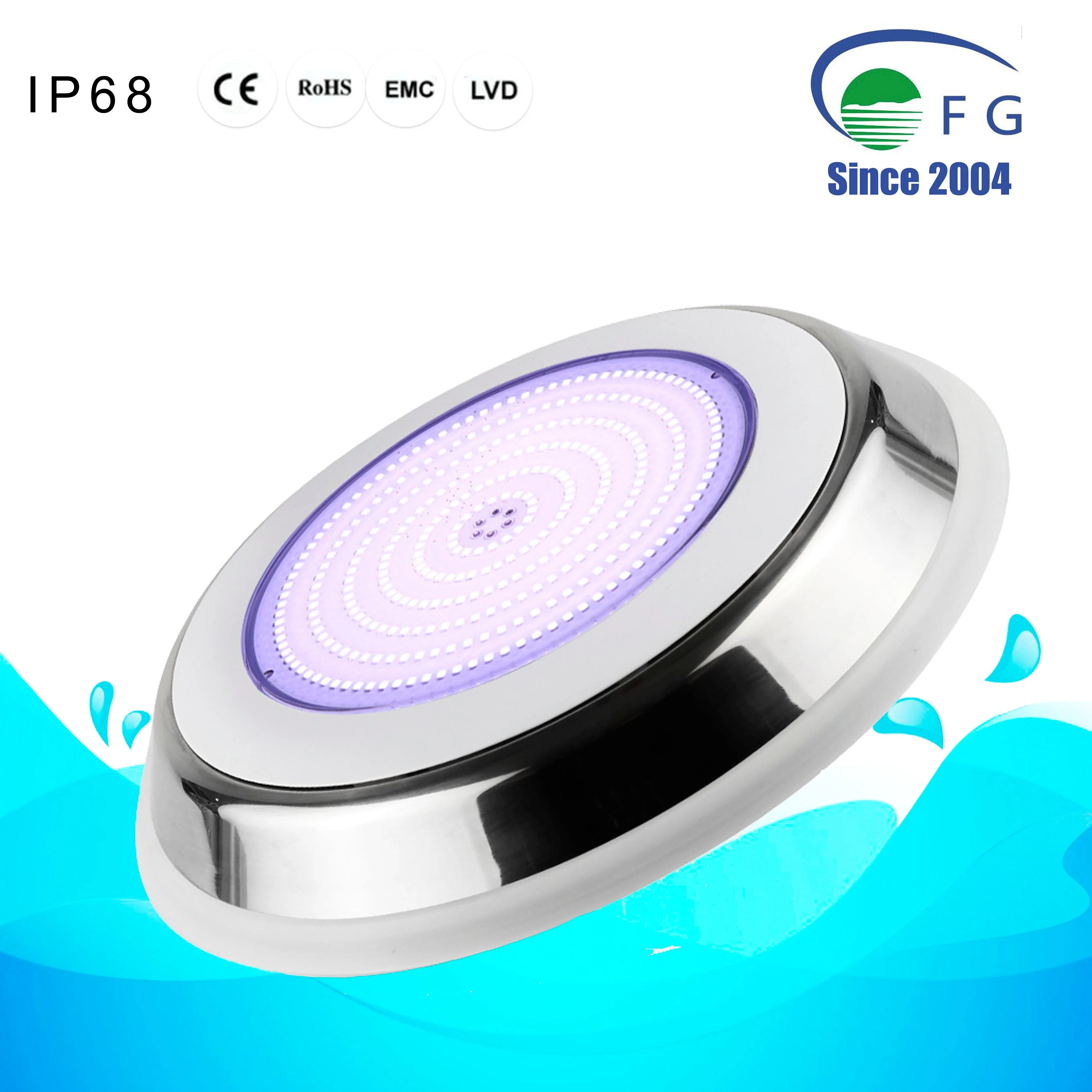 IP68 316 Stainless Steel LED Surface Mounted LED Pool Lamp