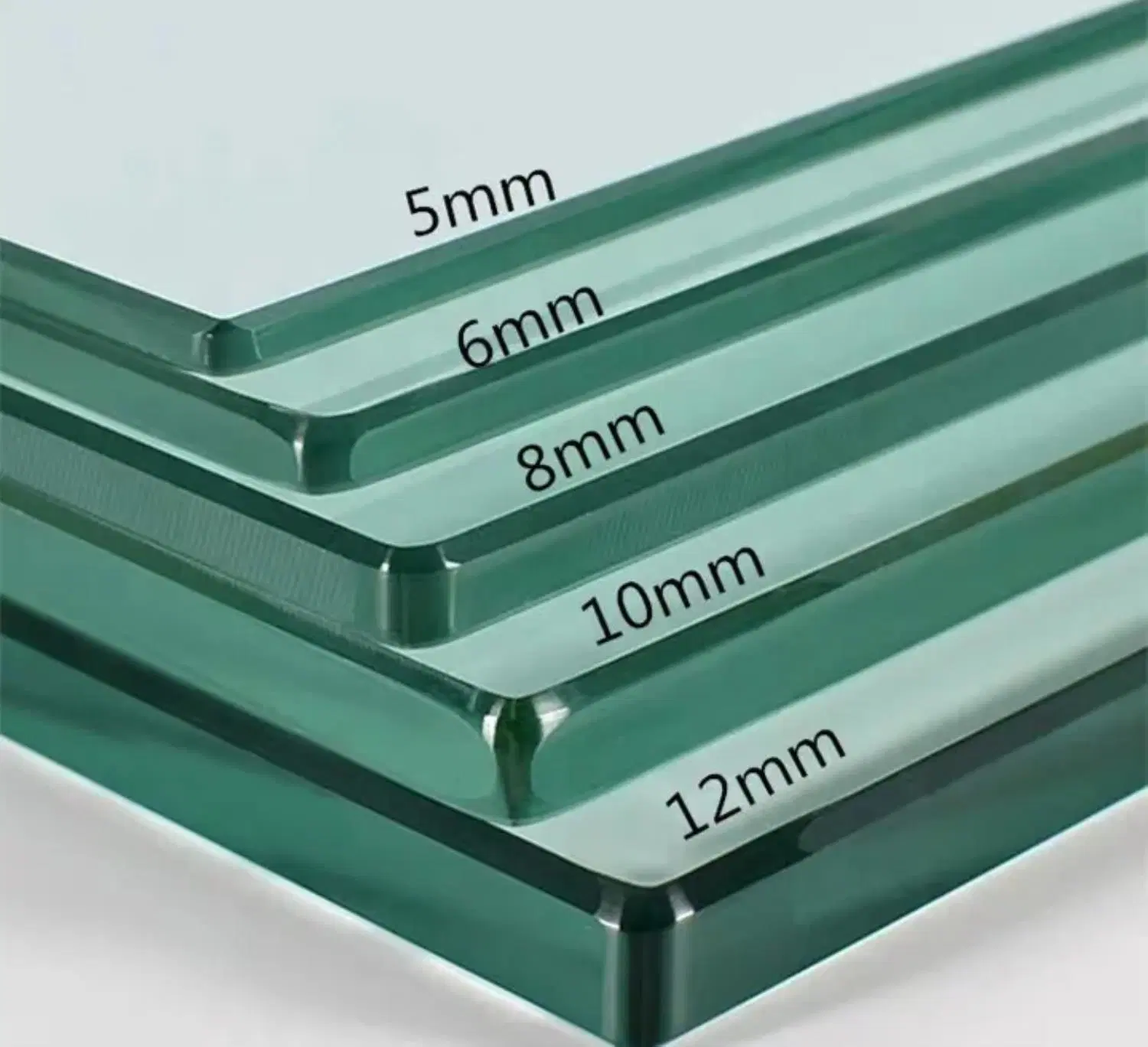 4-10mm Clear Colored Flat/Tempered Glass for Shower Doors/Pool Fence/Balcony/Balustrade Glass