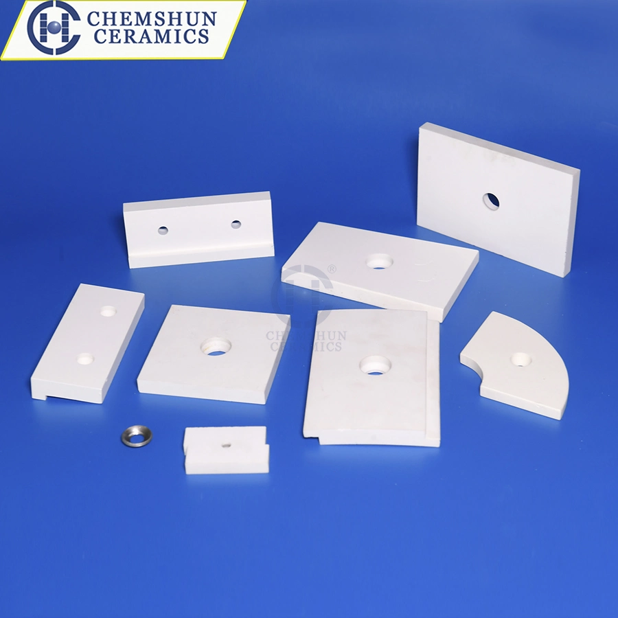 Weldable Alumina Ceramic Tile as Wear Resistance Liner Inside of Chutes, Pipes, Cyclones