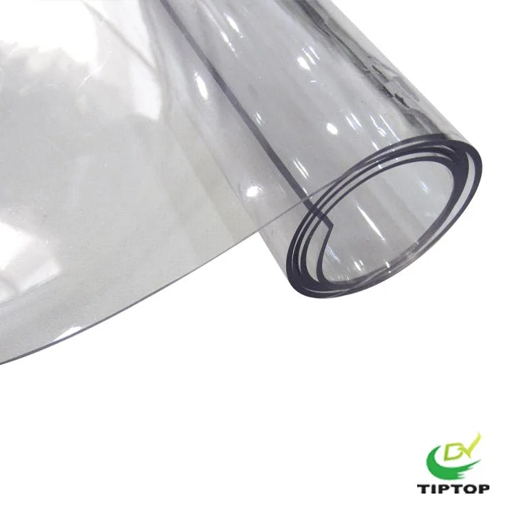 Tiptop-6 High quality/High cost performance Transparent Soft Super Clear PVC Film for Decoration