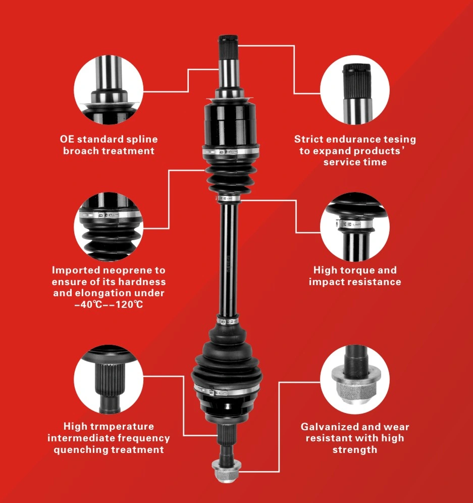 Gjf CV la marca del lado izquierdo del eje trasero Eje de Transmisión para Honda CRV2 Re Re4 C-Ho112-8h