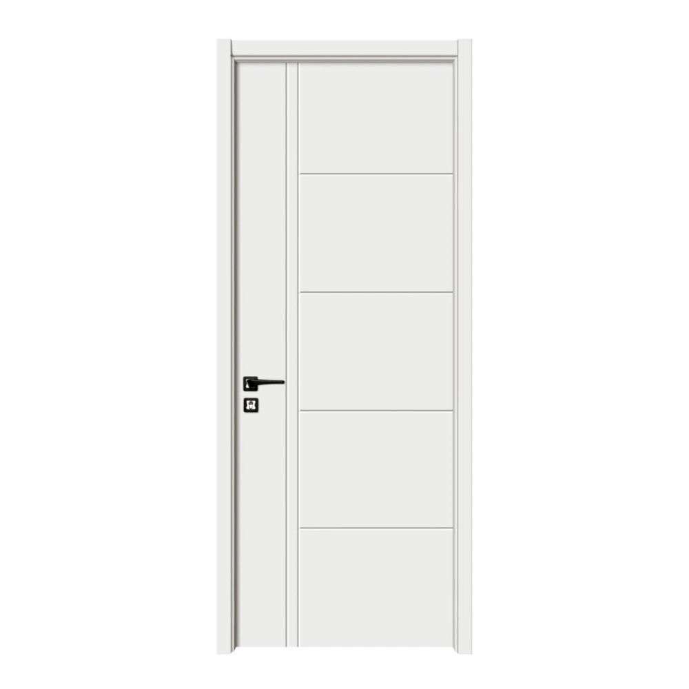 Shaker Style White Painted Bedroom Single Doors Interior Solid Wood Doors