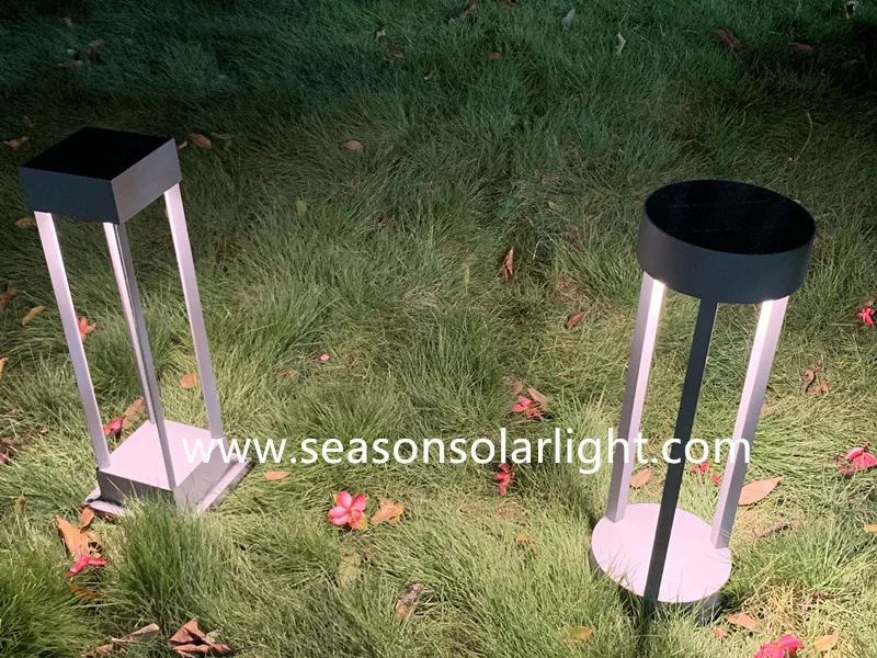 Bright LED Light Lamp Outdoor Garden Decoration Lighting Smart Solar Bollard Light with Solar Panel