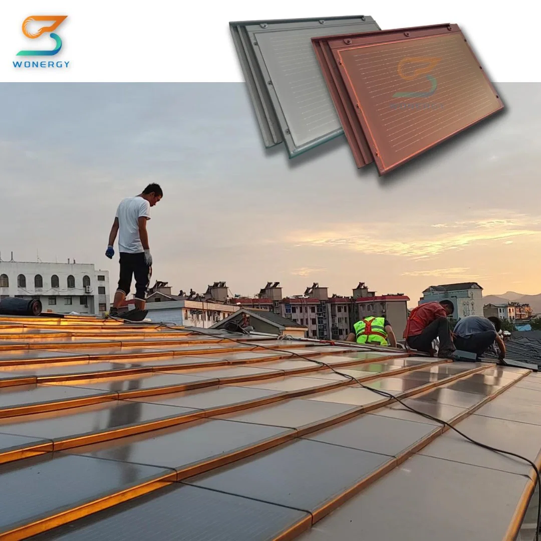 Tuile économique Solaire toit solaire système photovoltaïque de Tuiles Tuiles de toit solaire