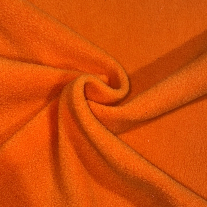 100% Polyester Fabric Knitted Solid Colour Polar Fleece Plain Dyed