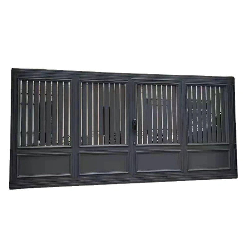 Aluminum / Wrought Iron Steel Safety Decorative Driveway Gate Fence Gate