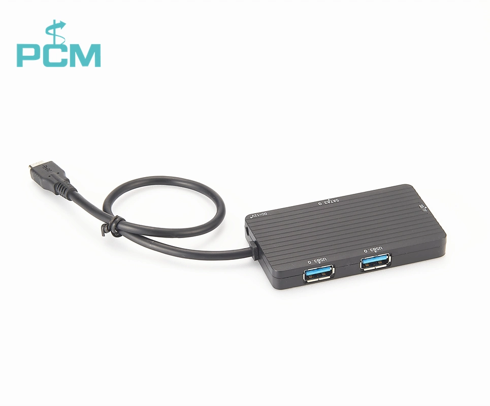 USB-3,1 2-Port-Hub-Kartenleser SATA III Combo Adapter - USB-Kabel