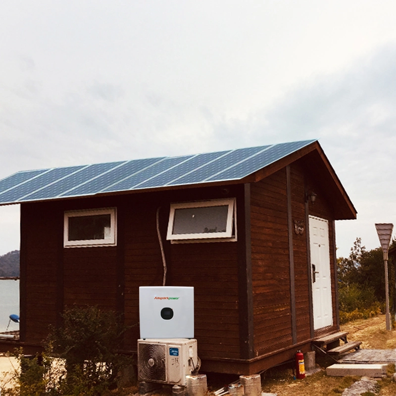 En la pared de almacenamiento de energía solar en una casa de almacenamiento de energía fuera de la red Ess 2.4kwp 3kw 5kw 3.5kwh