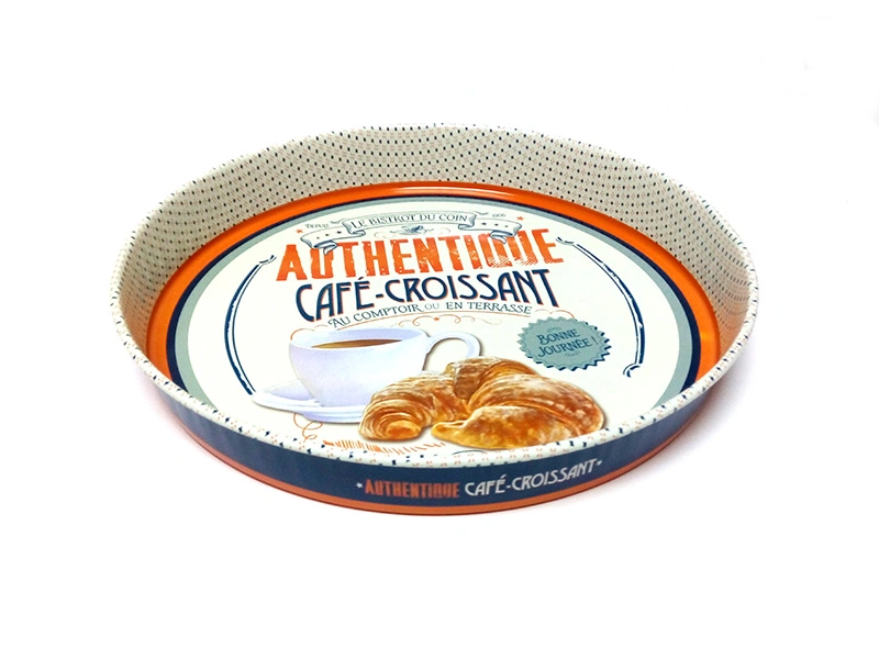 Rectangular Biscuit Box Tin Can Sealing Lid Can Be Customized Size Lid with Handle Metal Tray