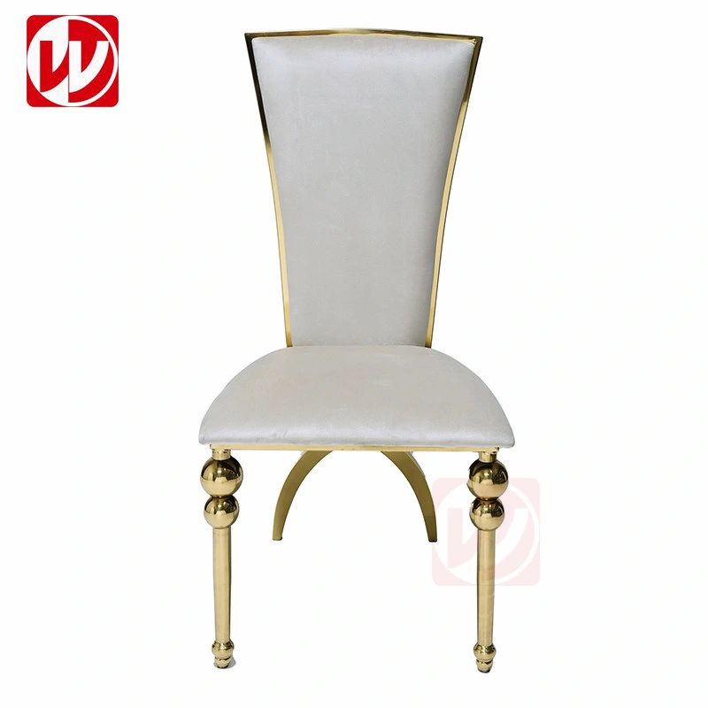 2022 Modern Mermaid Shining Mirror Gold Stainless Steel Dining Furniture for Hotel Wedding Banquet Ballroom Used