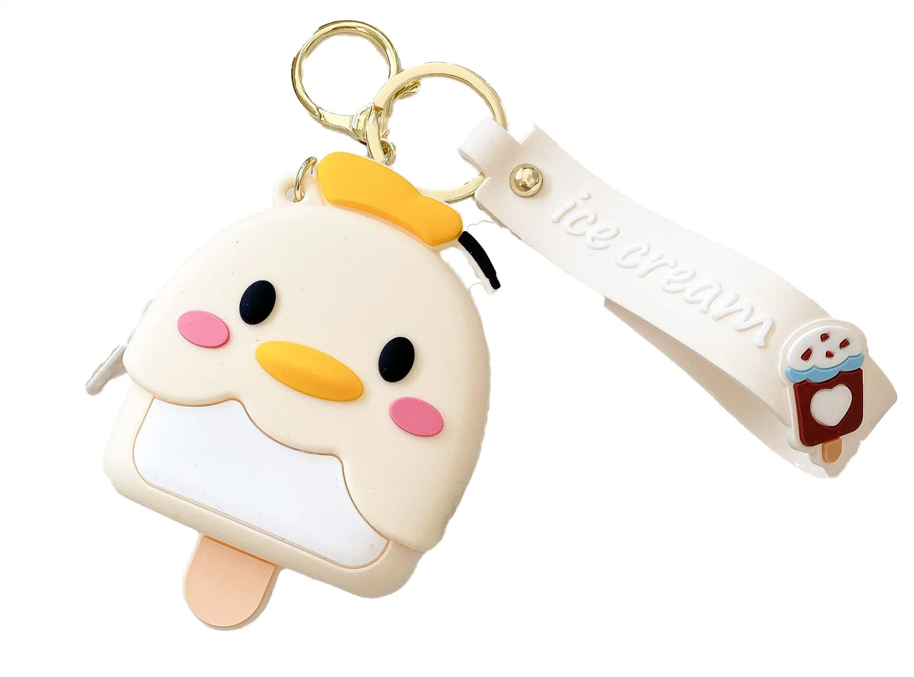 Custom Anime Cute Pokemon Daraemon Hello Kitty Schlüsselanhänger mit Silikon Ändern Sie die Tasche für Souvenir Corporate Werbegeschenk