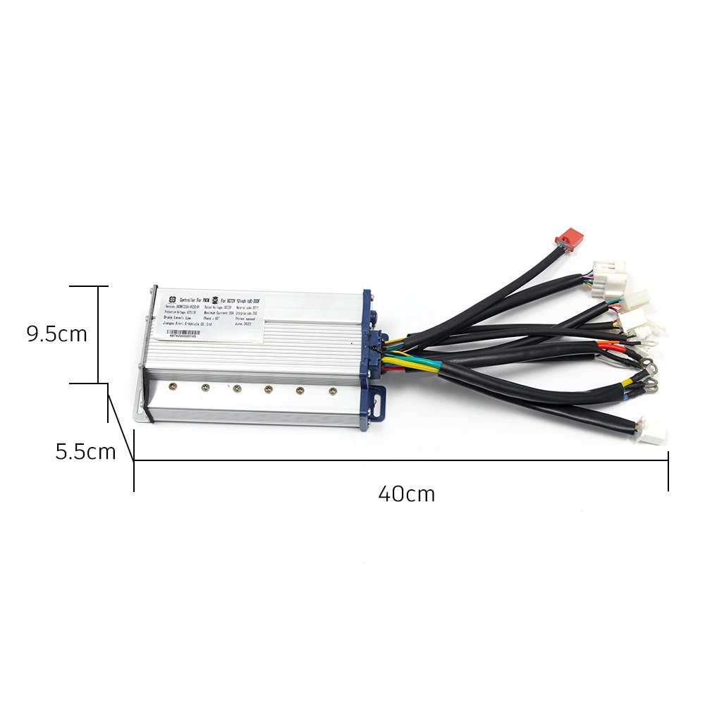 وحدة تحكم موتور محور تيار مستمر بدون فرشاة بقدرة 60 فولت بقدرة 1000 واط بقدرة 15 أنابيب للكهربائية دراجة سكوتر
