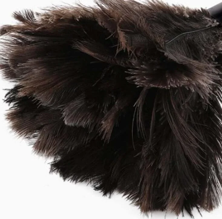 Household Ostrich Feather Duster Ostrich Feather Fur Brush Duster Dust Cleaning Tool