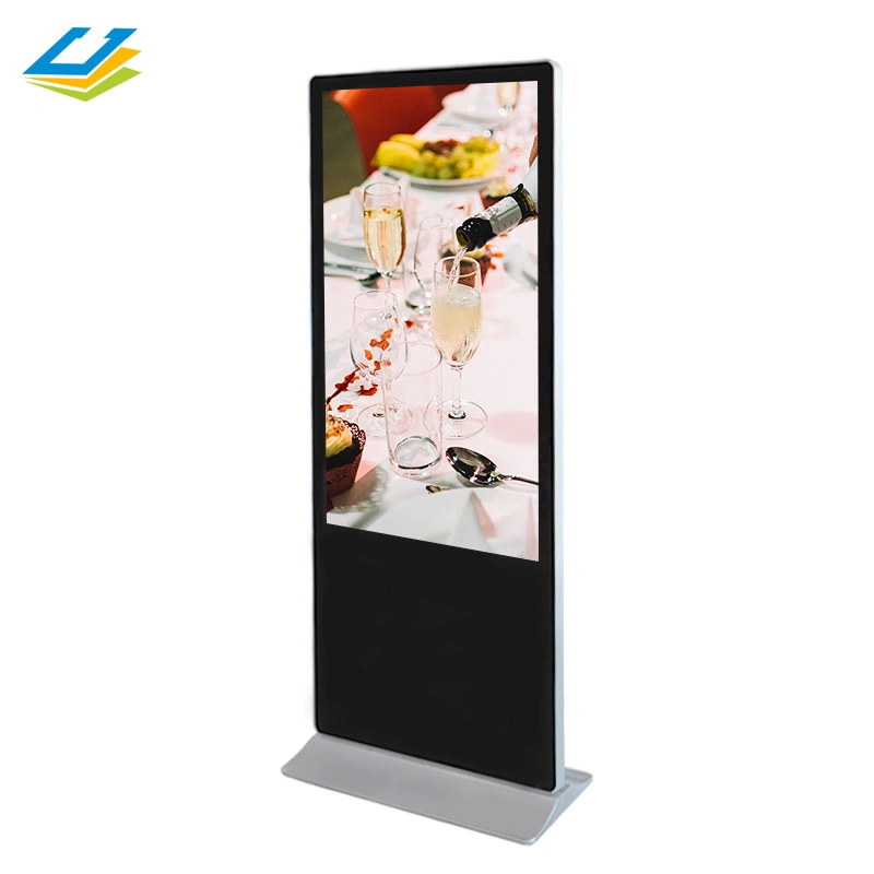 55 Inch Touch Screen Vertical Advertising Machine Interactive LCD Display Screen for Trade Show