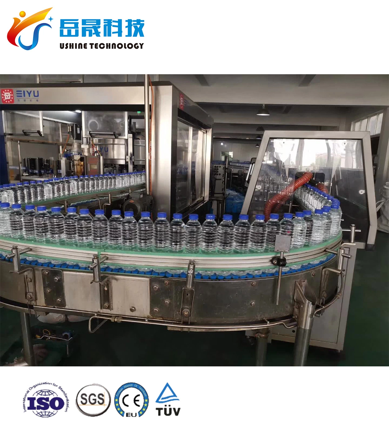 Full Automatic High quality/High cost performance Pet Bottle Beverage Pure Mineral Water Juice Bottling Blowing Filling Capping Machine