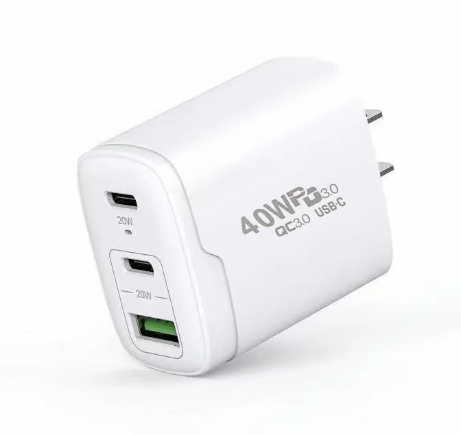 a+C +C 40W Chargeur Universel pour Téléphone Mobile