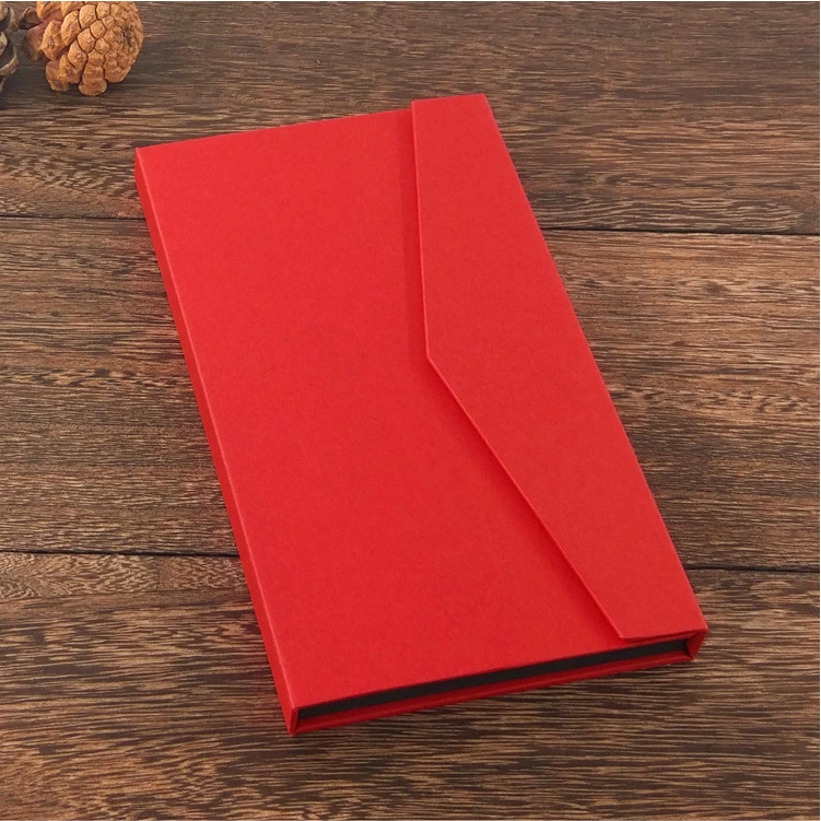 Contracted Style Notebook Shape Cardboard Magnetic Folding Electronic Mobile Phone Cases Packaging Box