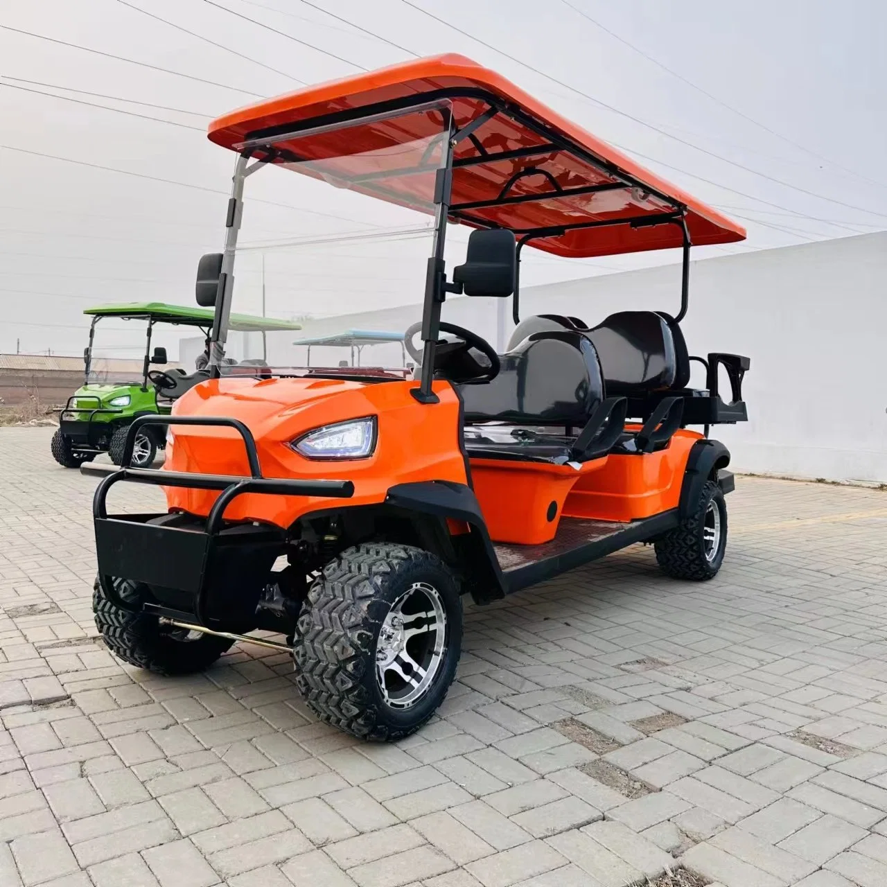 Nuevo modelo cómodo China Europa Club plegable turismo alquiler de 4 de 6 ASIENTOS DE GOLF ELÉCTRICO off-road