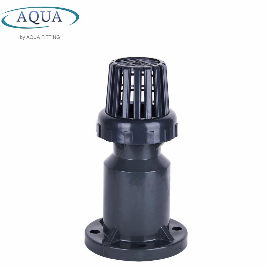 Plastic FRPP Industrial Hydraulic Foot Valve for Water Pump