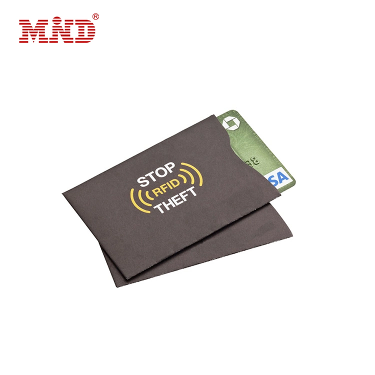 RFID Blocking Aluminum Foil Silver Sleeves Covers Passport Credit Cards