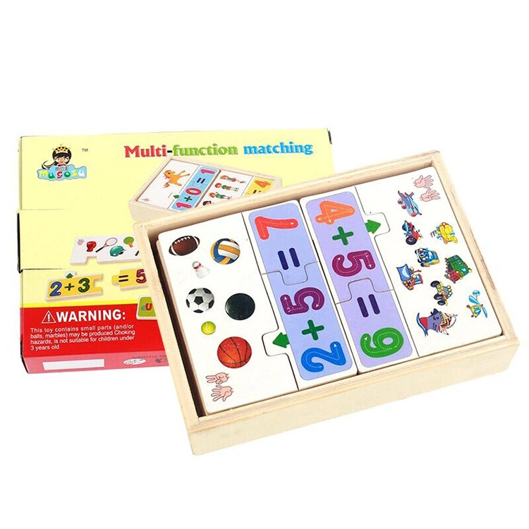 Montessori Wooden Number Math Game Sticks Puzzle Calculate Game Learning Counting Kids Gift Teaching Aids Wooden Toys for Child