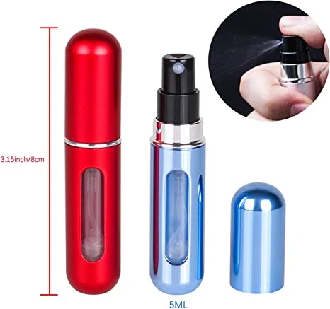 Basic Customization 5ml 8ml Wholesale/Supplier Aluminum Mini Pocket Travel Spray Portable Bottle Perfume Atomizer