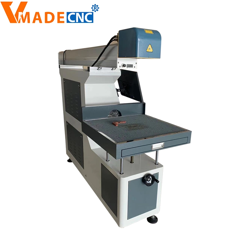 Portable Desktop Davi Synrad Coherent 30W 60W CO2 Galvo Laser Marking Engraving Cutting Machine for Wood Leather Acrylic