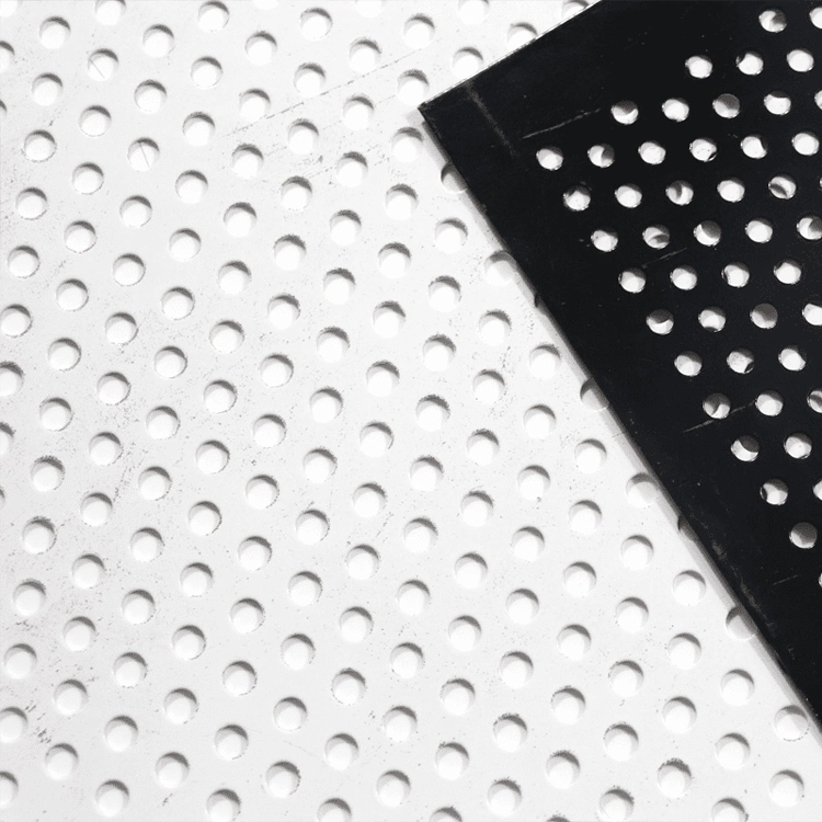 White Steel Perforated Metal Sheet