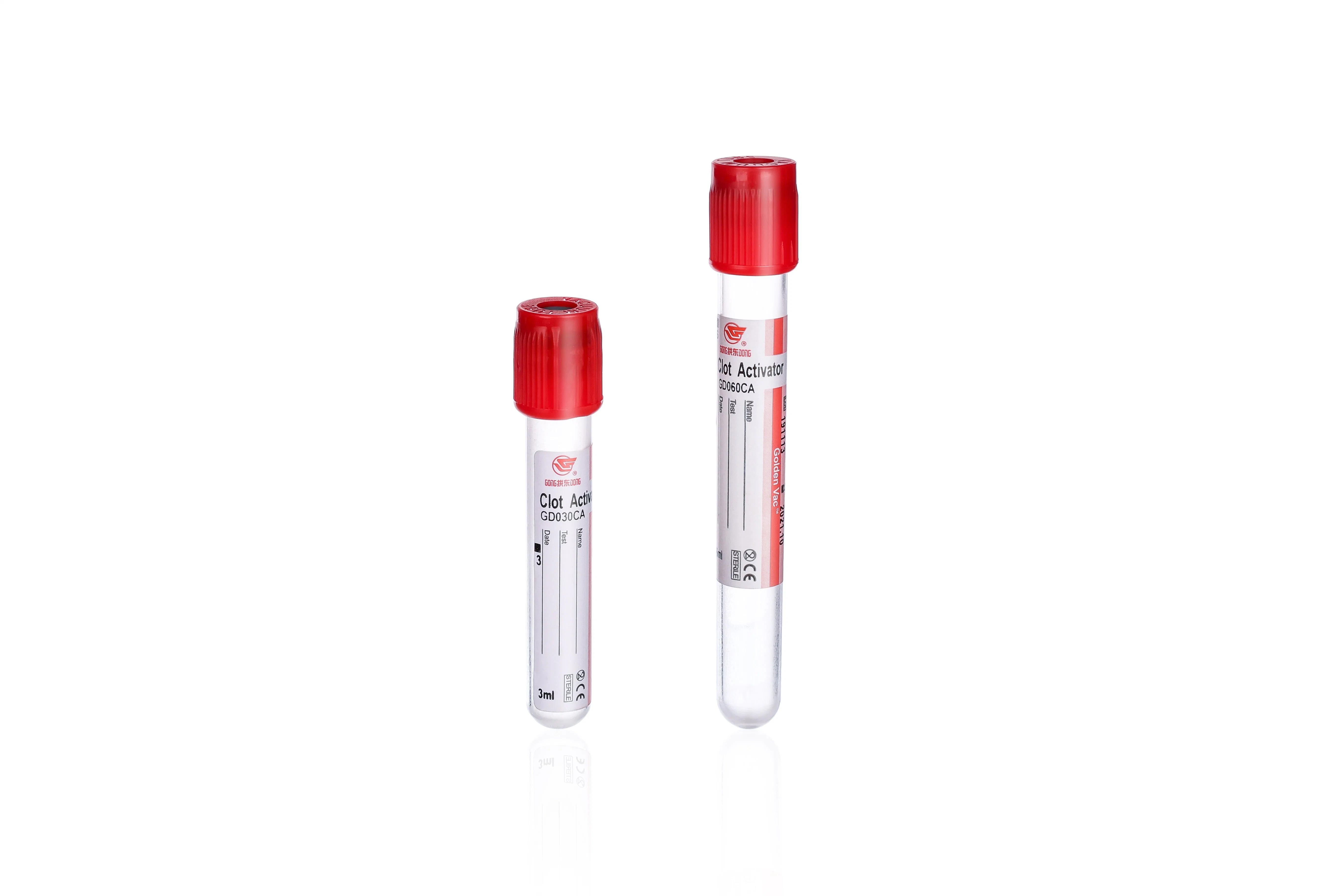 Gongdong or OEM Vacuum Blood Tube & Bag Disposable EDTA