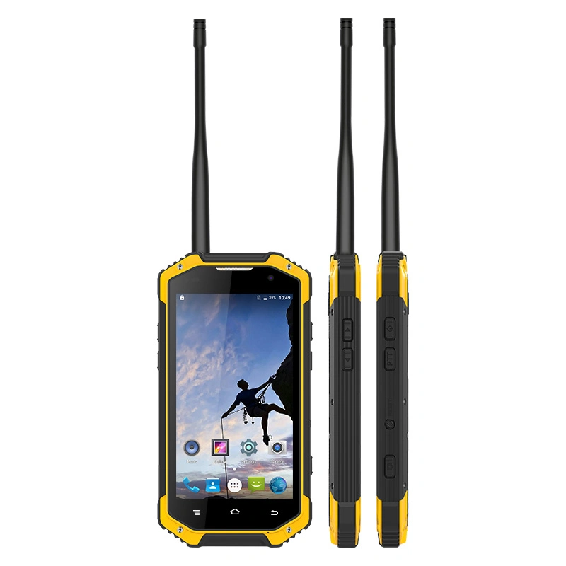 Uniwa IP68 pulgadas W3 4,7 impermeable UHF/VHF Walkie Talkie smartphone Con NFC