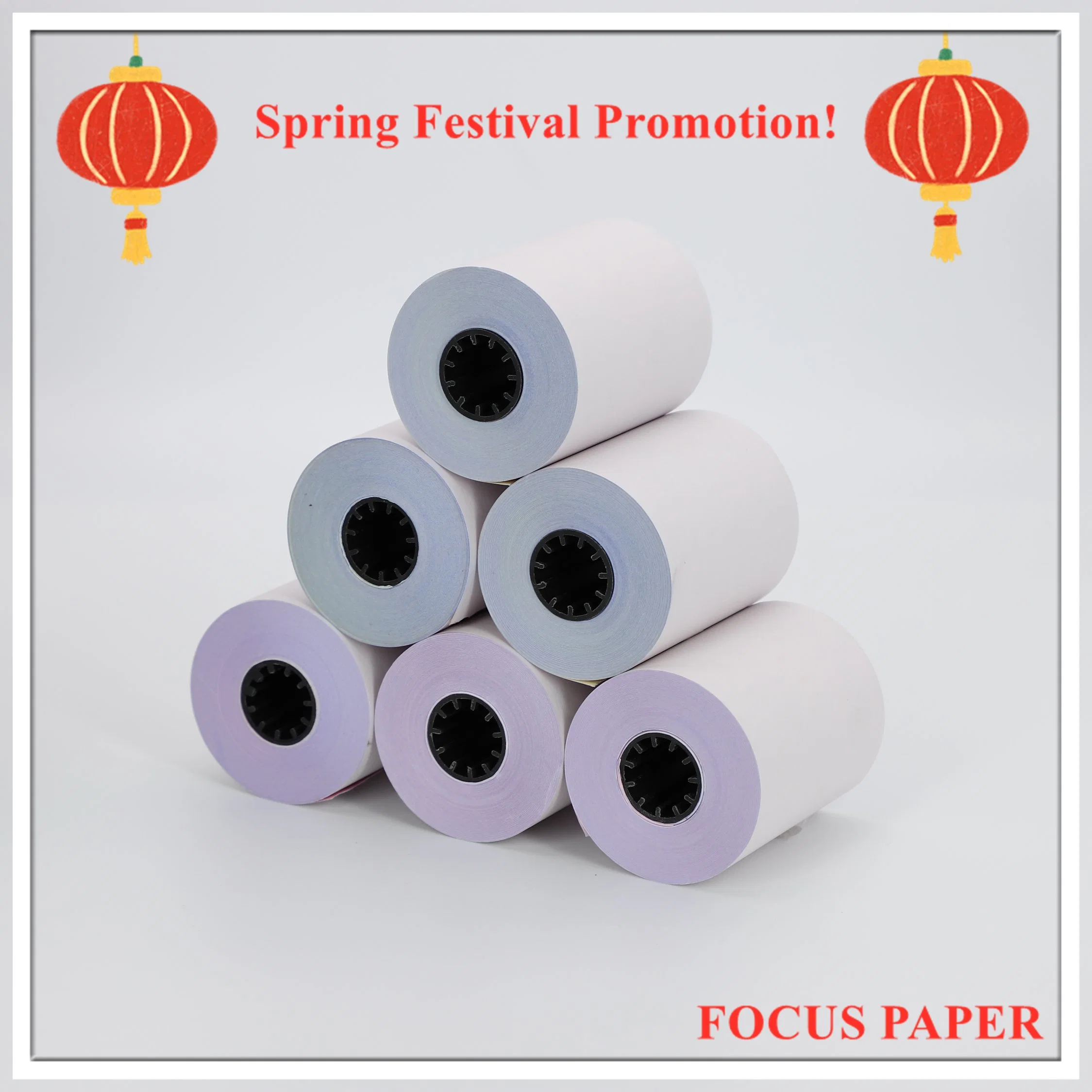 China fornecer Custom Digital dois / três camadas / peça em branco / Staples / Printable / triplicado 2 partes sem carbono Papel da impressora