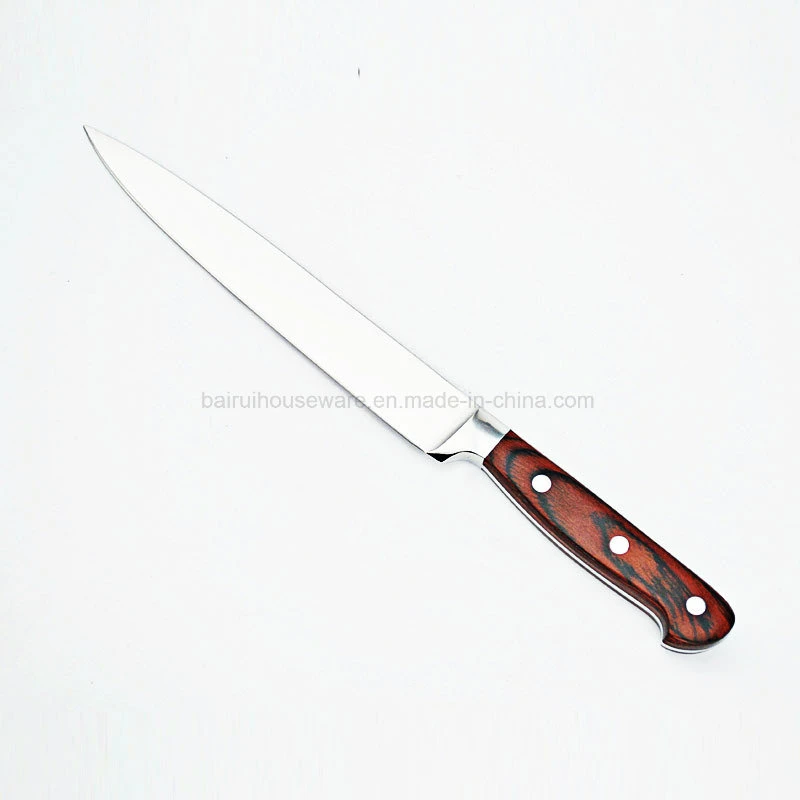 FDA Top-Qualität Edelstahl BBQ Gabel und Messer mit Holzgriff