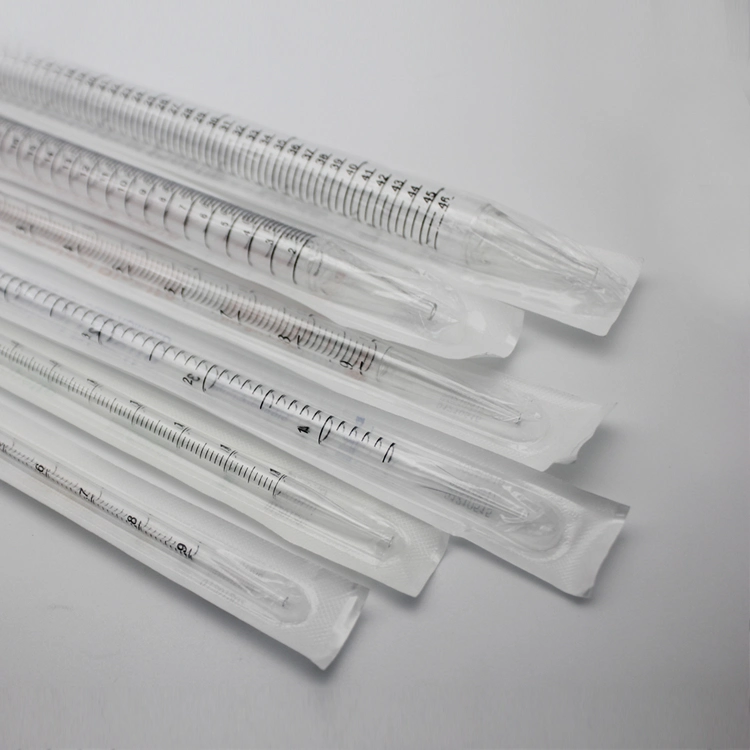 Lab Consumable Disposable Sterile 1ml 2ml 5ml 10ml 25ml 50ml Serological Pipettes