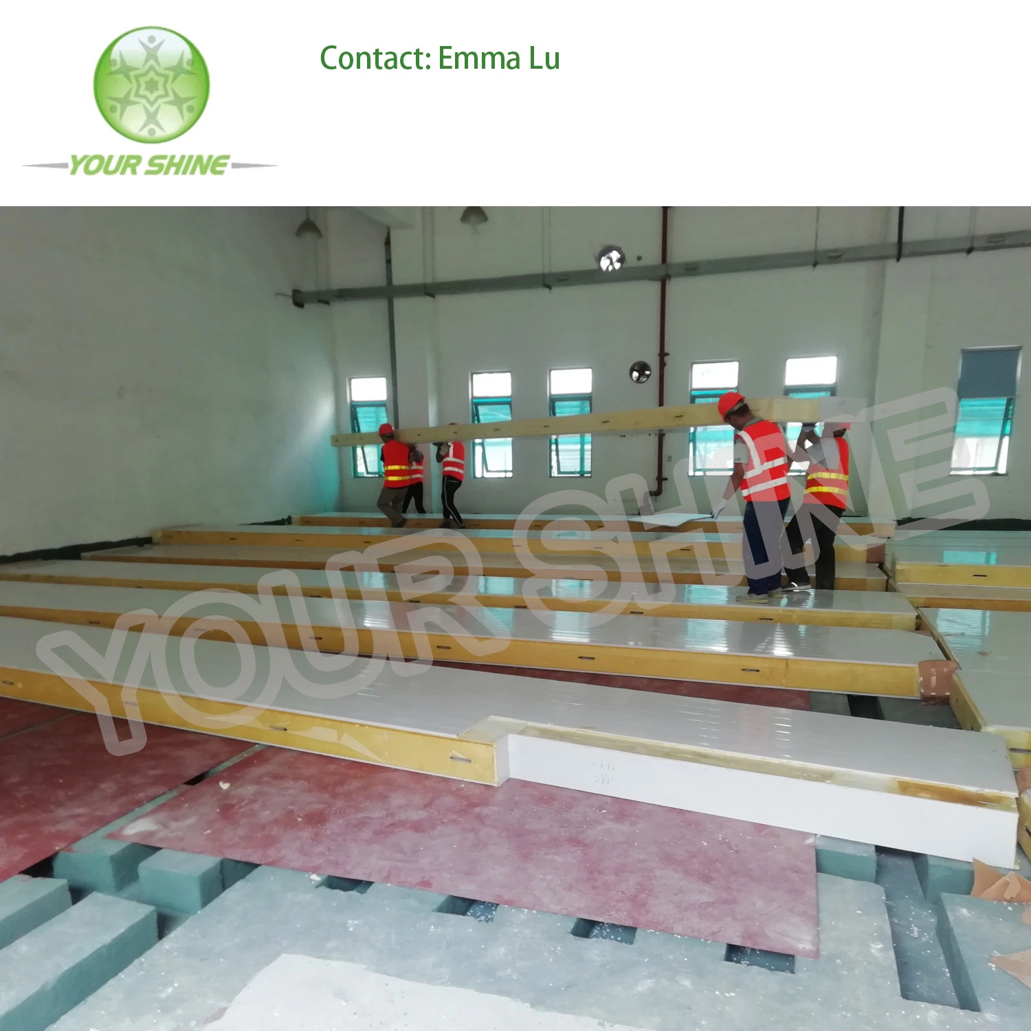 Stainless Steel Cold Room Wall Sandwich Panel Fast and Easy Construction PU Sandwich Wall Pan