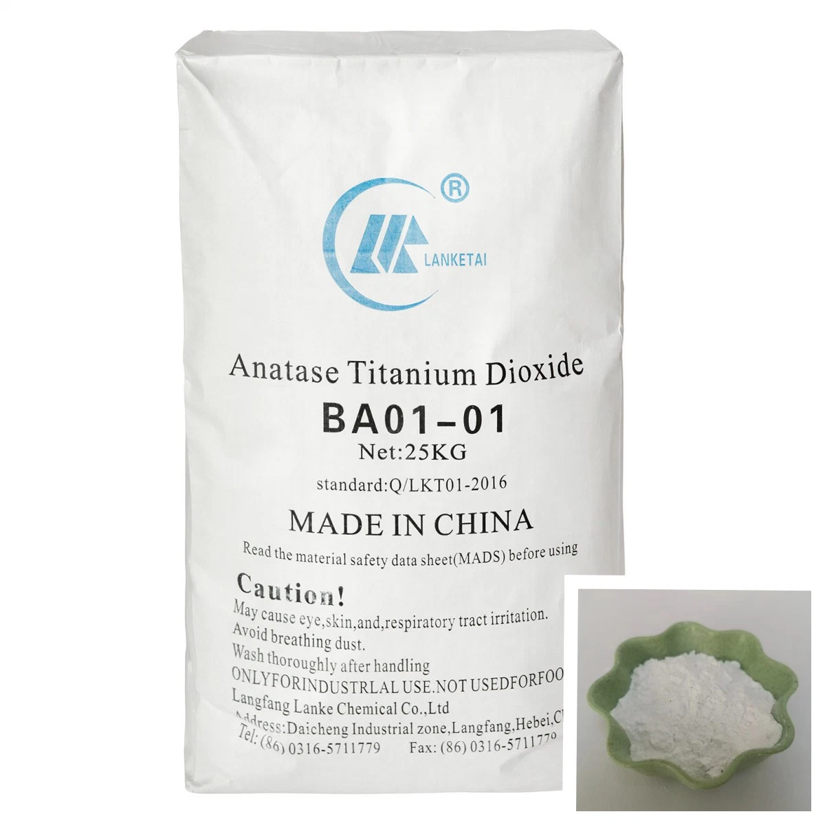 Anatase Titanium Dioxide for Industrial Paint Rubber Plastic Paper Covering Power Strong Coloring Power