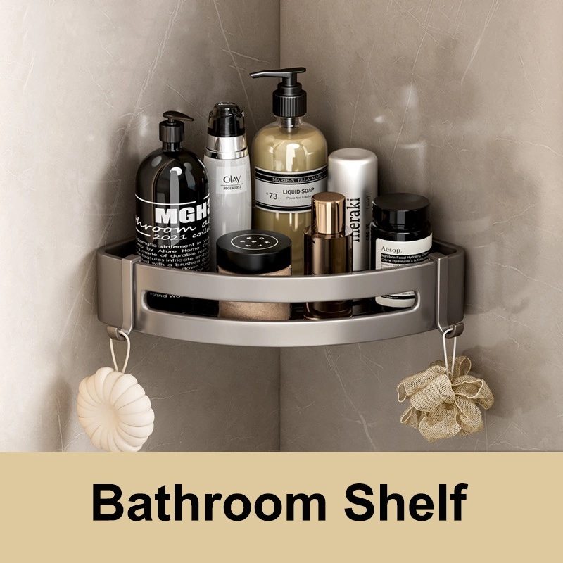 Wholesale/Supplier Bathroom Shelf Wall Mounted Adhesive Caddy Bath Corner Shower Shelves