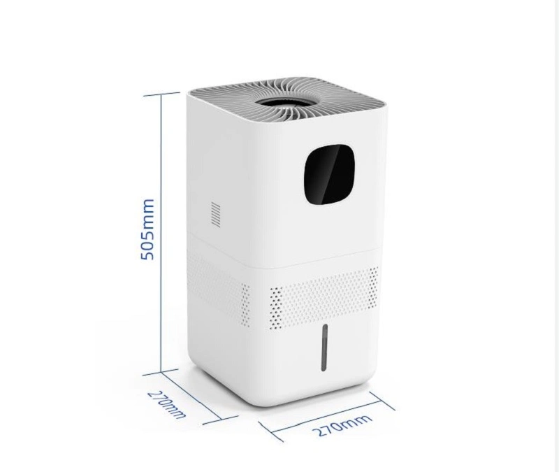 8L Non-Fog Humidifier HEPA UVC Air Purifier Invisible Water Moist Purification