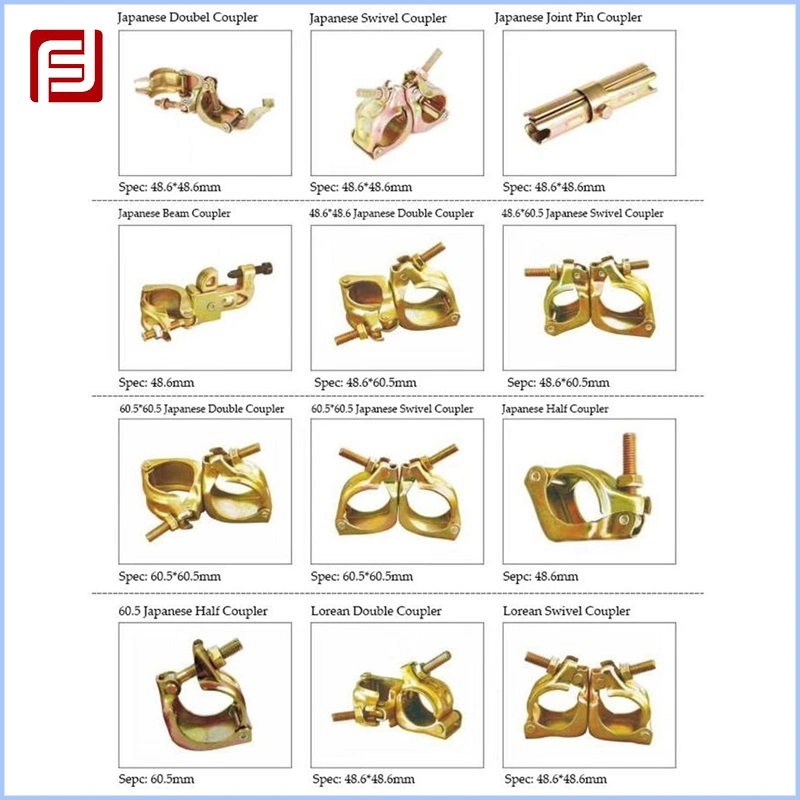 En74 BS1139 Scaffold Coupler China Manufacturer Scaffolding Clamps Swivel