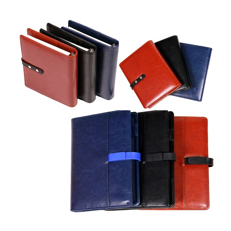 Wholesale/Supplier Portable Size Planner Small Red PU Leather File Folder