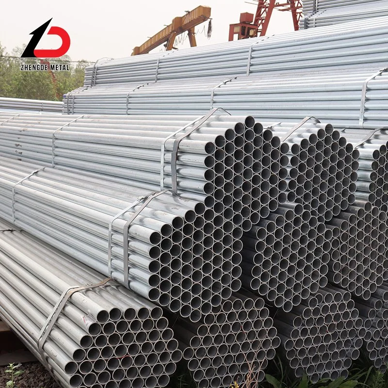 Wholesale DIP caliente Gi galvanizado de tubos de acero sin costura redonda ASTM A106 Sch 40 Tubo de hierro de Gi REG