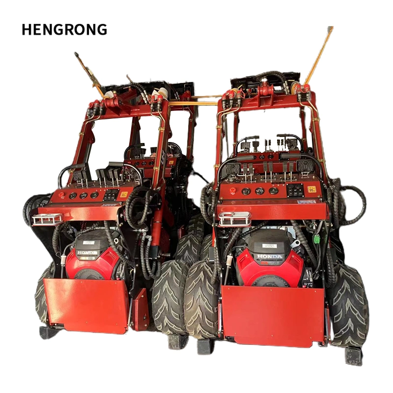 Hydraulic System Rated Load 400 Kg Wholesale/Supplier Mini Skid Steer Loader with Auger for Farm Equipment