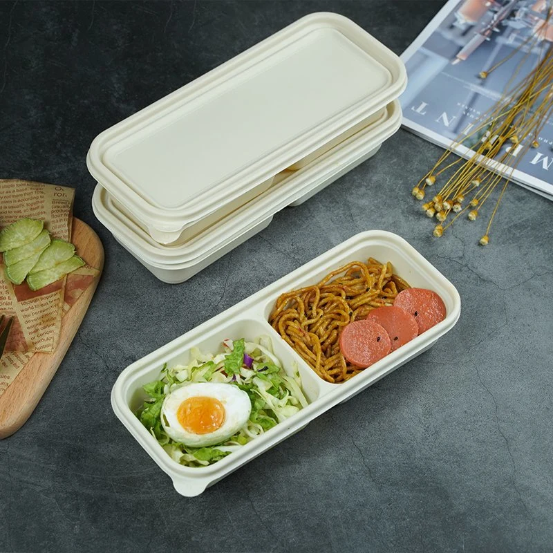 غداء حاوية طعام قابل للاستخدام من أجل عبوات تغليف مخصصة قابلة للتحلل البيولوجي مطعم "واي to Go Boxes"