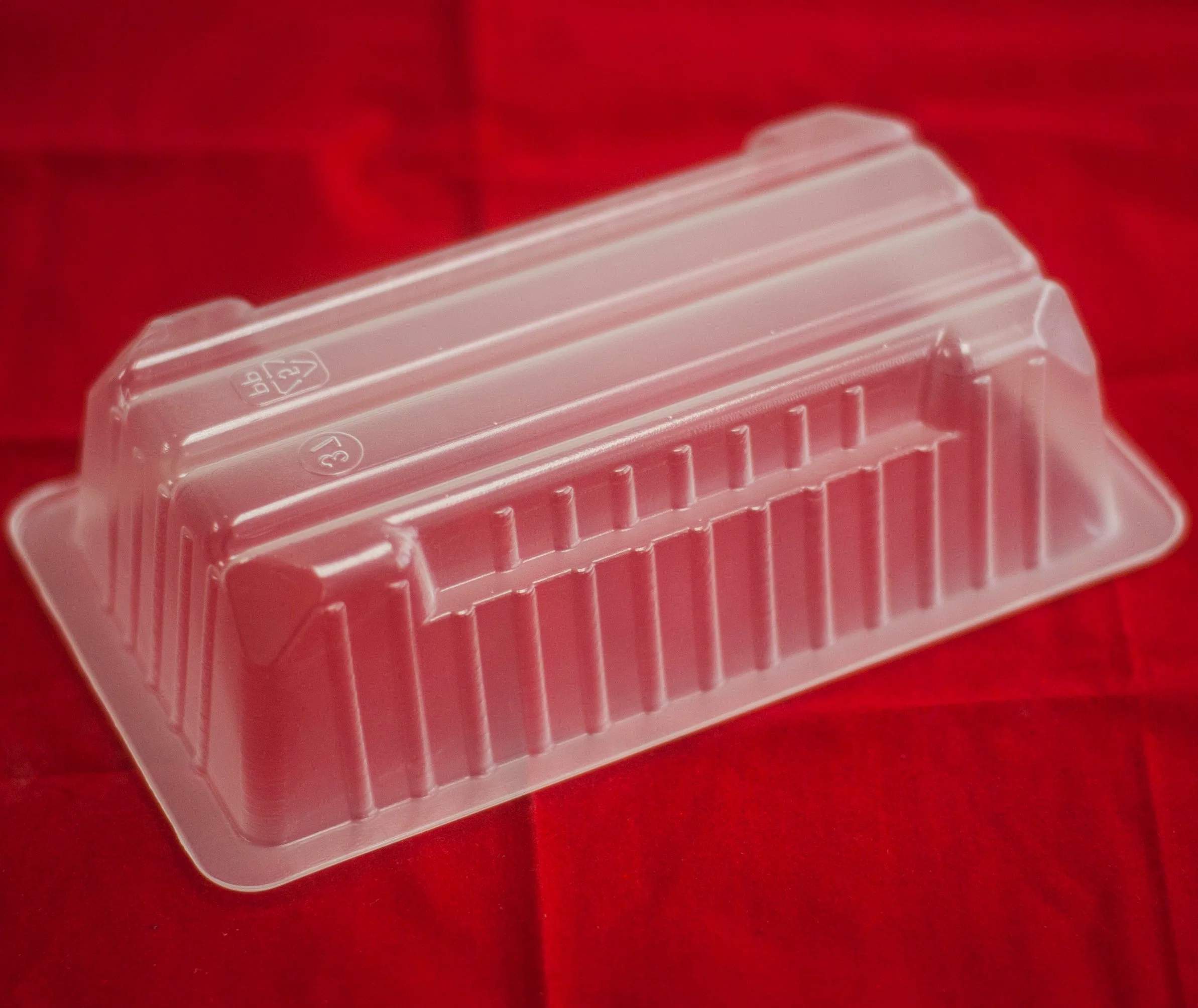 Plastic Polystyrene Transparent Puffed Food Container