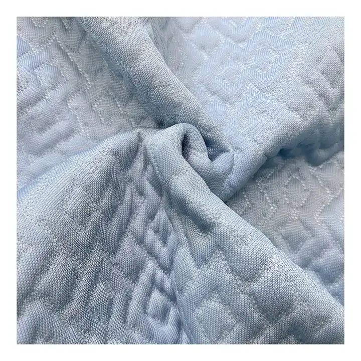 Super Cooling Touch Strickmuster Jacquard Matratze Ticking Stoff Kissenbezug Für Heimtextilien