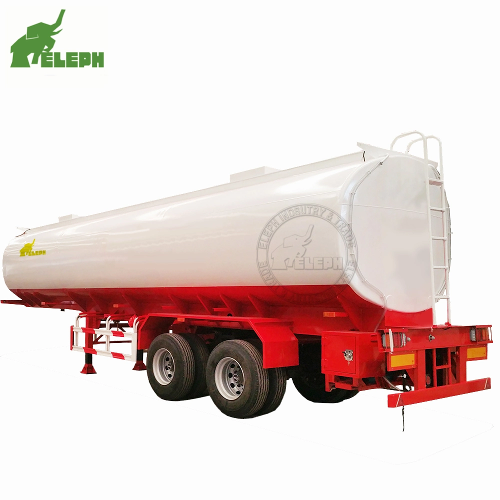 Tráiler cisterna del eje 2 35000litros de gasolina diesel de 40000 litros tanque de almacenamiento de combustible de remolque remolque cisterna