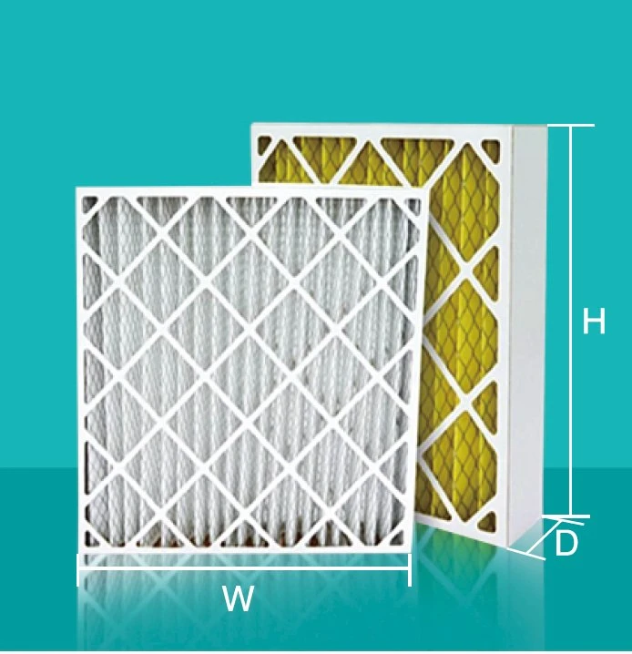 Washable Pleated Pre Panel Filter HEPA Filter with G3/G4/M5 (EN779) Air Filter for Hospital/Electronics and Cleanroom