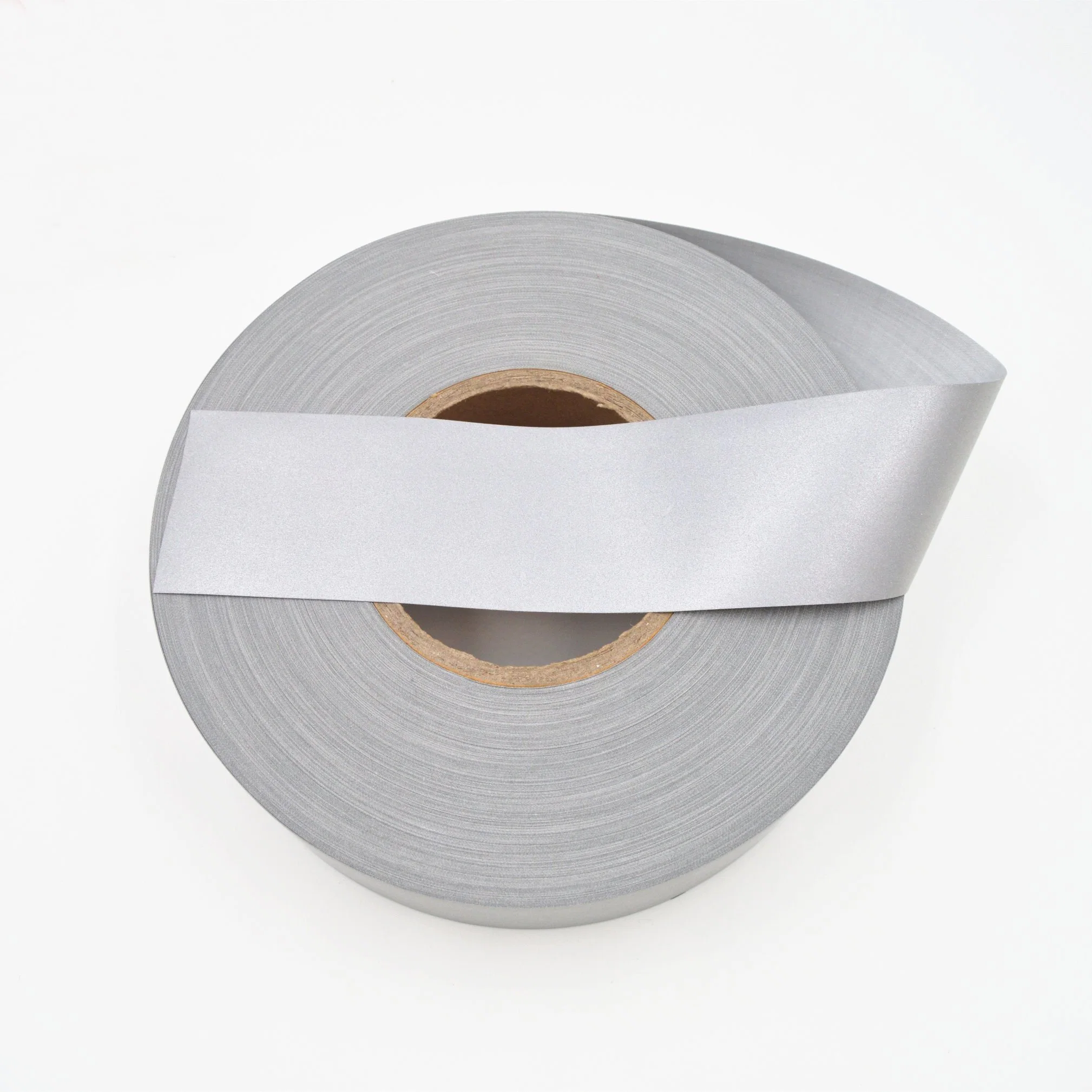 Polyester Silber Reflektierendes Gewebe Sicherheitskleidung Reflektierendes Klebeband Material