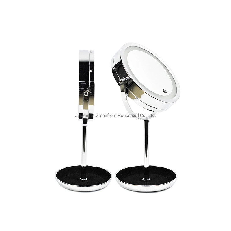 Double Sides LED Light Gfits Cosmetic Makeup Mirror with Tray